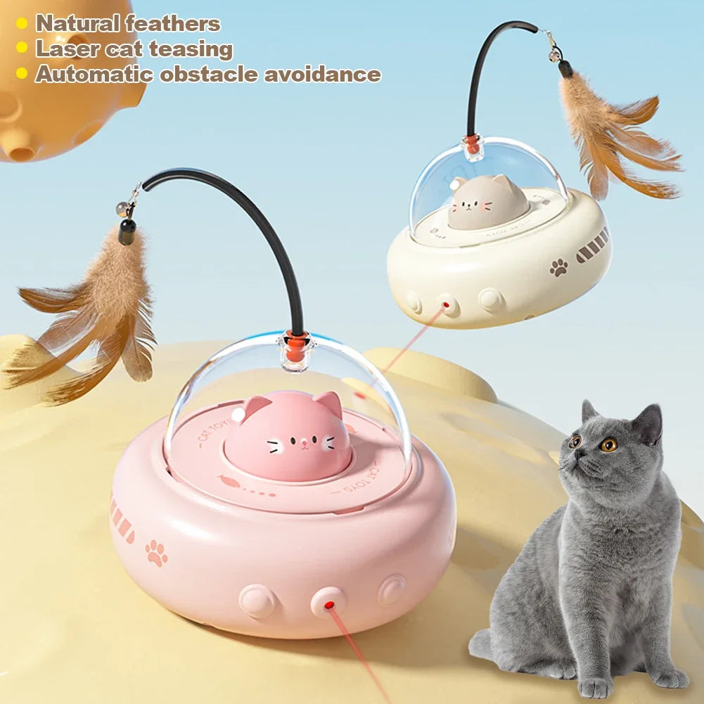 Cat Toy Electric UFO