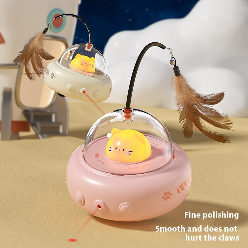 Cat Toy Electric UFO