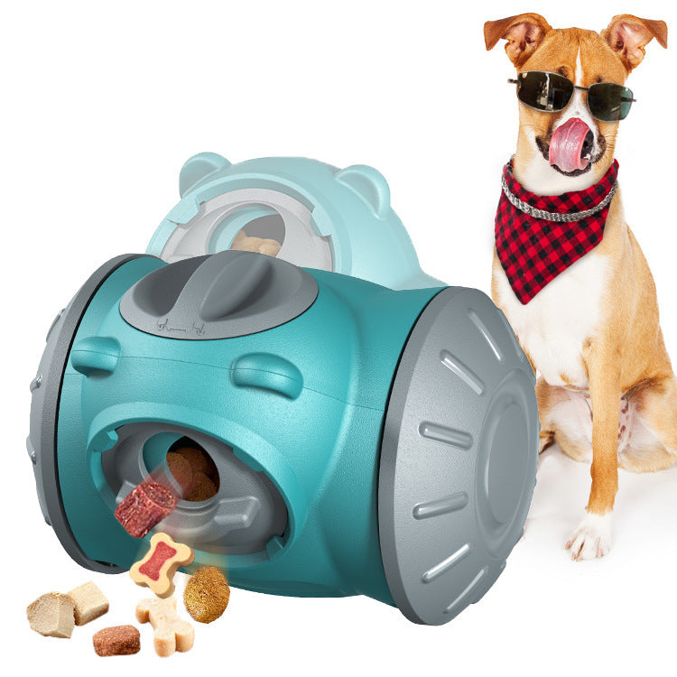 Dog Tumbler Treat Dispenser – Interactive Slow Feeder Toy