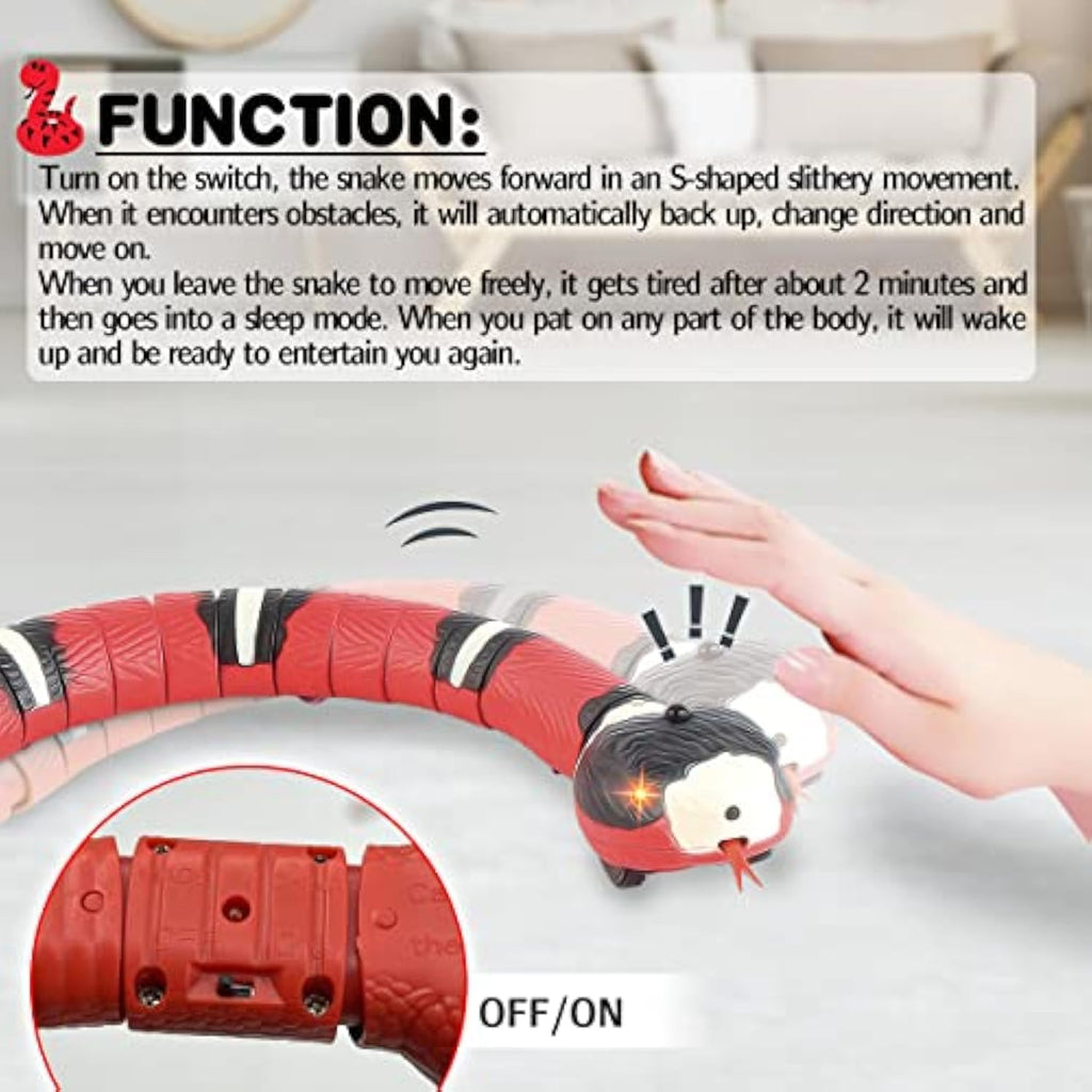FetchBuddy™ Smart Sensing Snake Toy