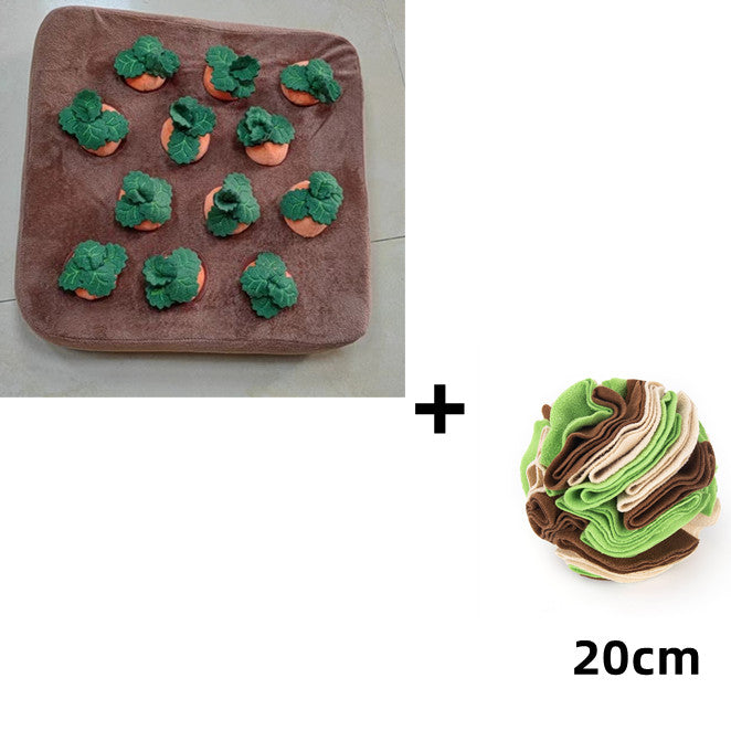 Chew Puppy Carrot Plush Toy