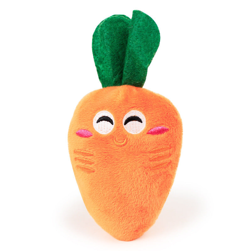 Chew Puppy Carrot Plush Toy