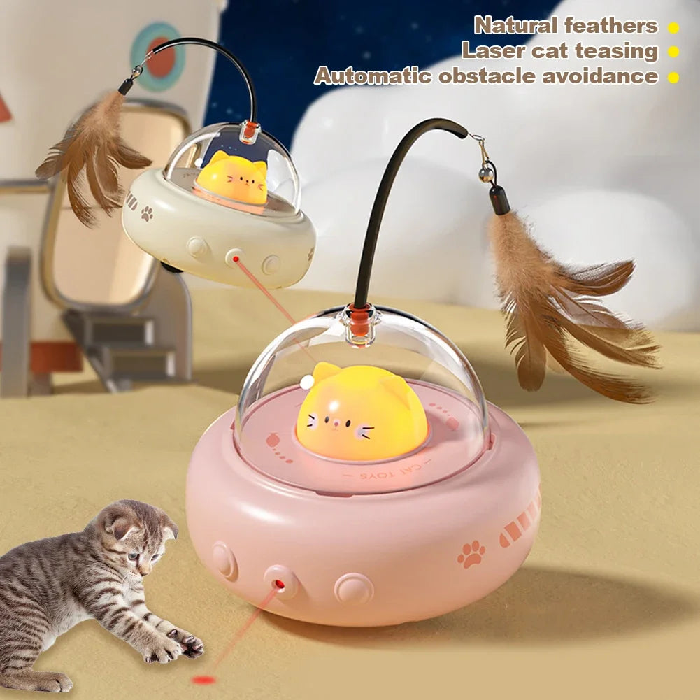 FetchBuddy™ Cat Toy Electric UFO