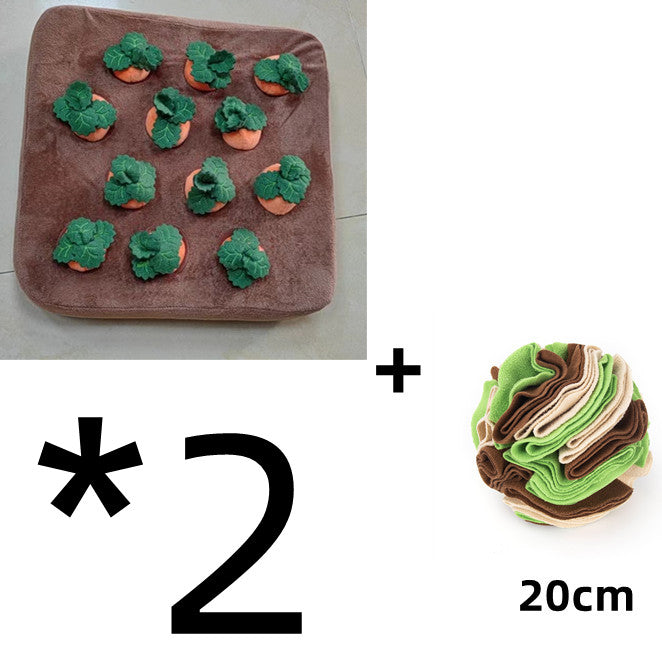 Chew Puppy Carrot Plush Toy