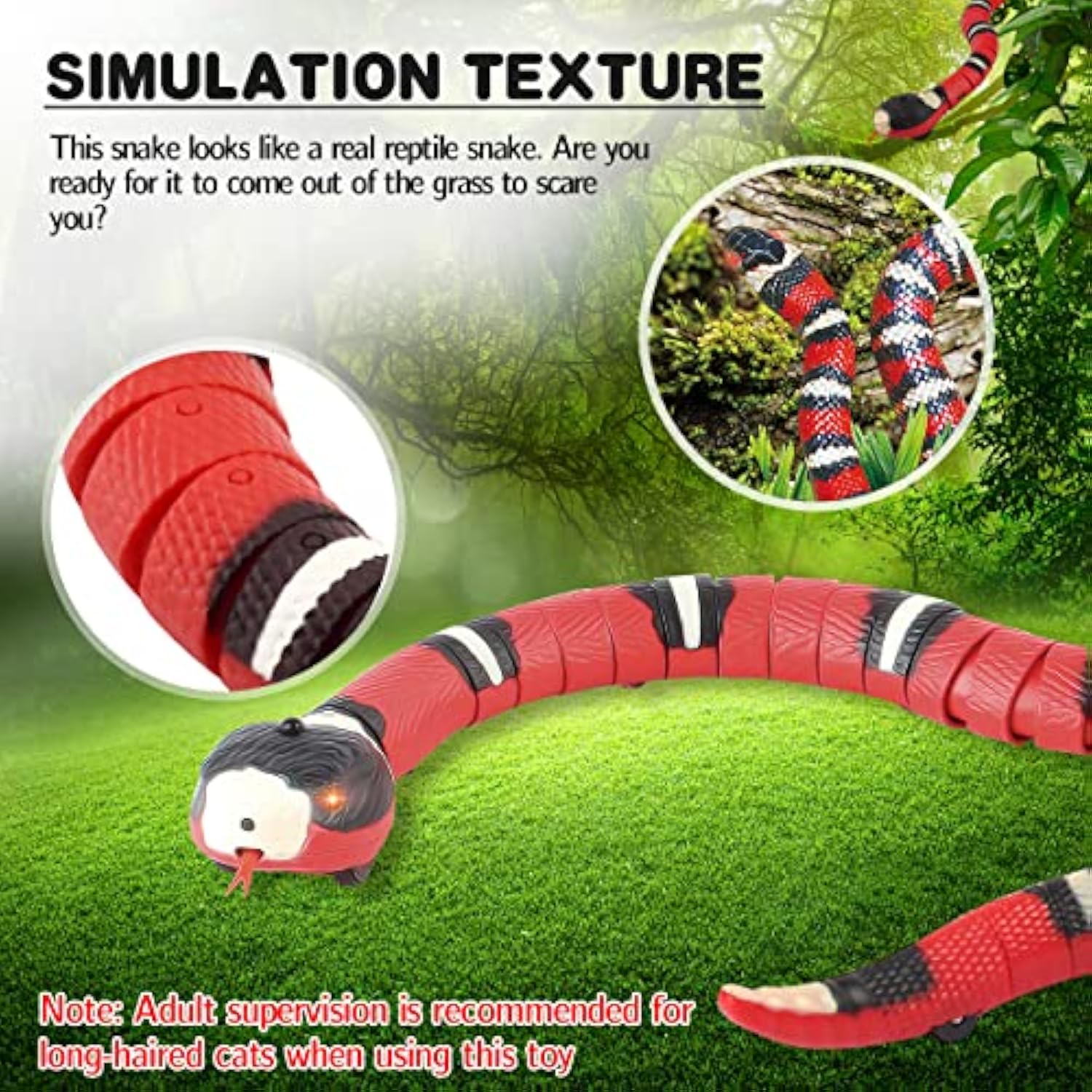 FetchBuddy™ Smart Sensing Snake Toy
