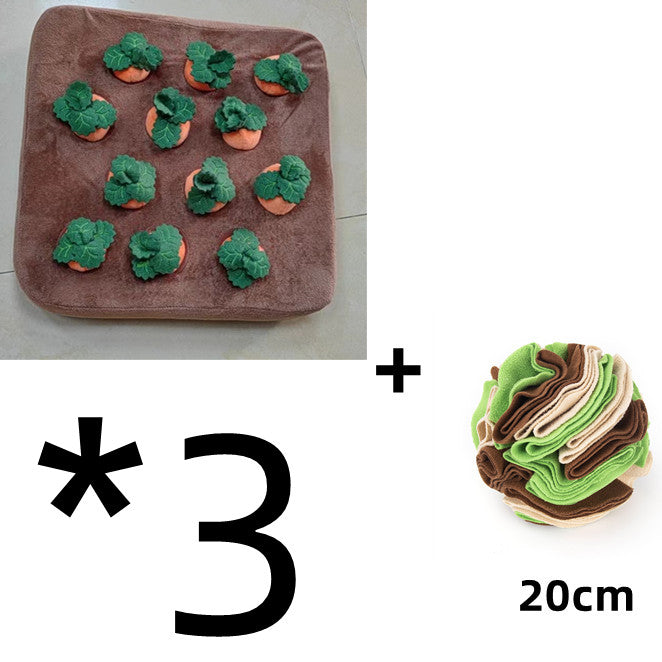 Chew Puppy Carrot Plush Toy